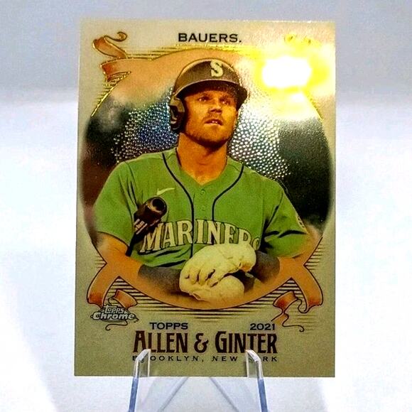 2021 Topps Allen & Ginter Chrome - Jake Bauers #248 - Picture 1 of 6